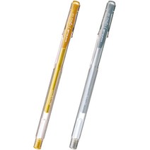 유니 유니볼 시그노 스탠다드 볼펜 0.8mm UM-100(08) 낱개 / 중성펜 / 겔잉크펜 / 선명한 컬러 / 부드러운 필기감, 골드