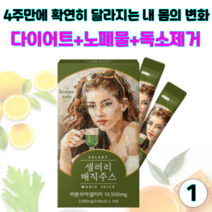 샐러리매직주스 디톡스 클렌즈주스 몸속노폐물 독소제거 해독주스 체중 피부 건강 관리 단기 다이어트-사은품증정, 1개