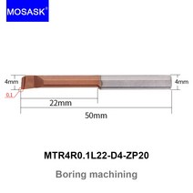 두께측정기 MOSASK 1PC MTR MGR lr 보링 프로파일 스레딩 그루브 CNC 솔리드 카바이드 내부 터닝 정밀 홀 가공 밀링 공구, 23 MTR4R0.1L22-D4-ZP20, 23 MTR4R0.1L22-D4-ZP20