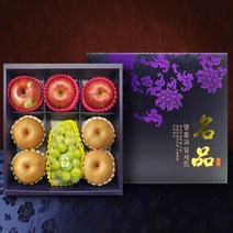 지브로와 신선한 샤인 3종 혼합 2호 실속 선물세트 3.8kg 내외 (샤인머스켓1사과3배4), 단품