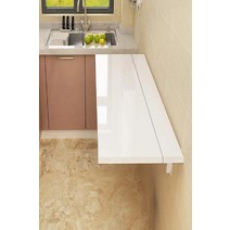 세라믹상판 8인용 확장형 4인용 원형 식탁 접이식 주방 벽걸이 책상 선반