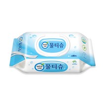 깨끗한나라 물티슈 캡형 80매, x20팩
