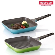 네오플램 에콜론 아미 사각 그릴팬 28cm, 상세설명 참조, 그린투톤