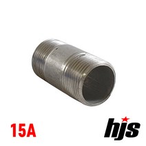 국산 스텐 중닛불 15A / SUS 스텐레스 니플 닛풀 니풀 무독성 부속 연결