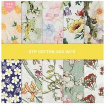 대폭 DTP 면30수 W/R발수코팅원단 10종, WYS1626 네이쳐가든