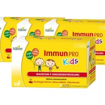 휴브너 Hubner ImmunPro Kids 독일 이뮨프로 키즈 15스틱 225ml, 4팩