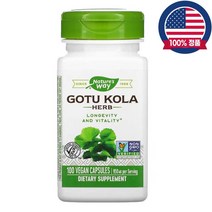 네이쳐스웨이 고투콜라 GotuKola 950mg 100식물성캡슐, 1개, 100정