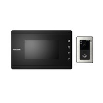대전비디오폰 무료설치 코콤 KVP-70C 아날로그 2선 인터폰 초인종 카메라포함, A구역 비디오폰무료설치, 코콤KVP-70C+카메라포함_블랙