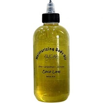 Moisturizing Body/Bath/Hair/Massage/Aftershave Body Oil/The Sugar Shak Collection/Vegan Friendly/Bod, Coco Lime