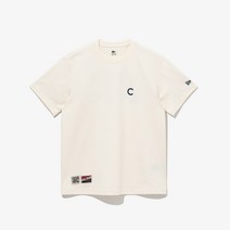 [국내정식매장] 뉴에라 티셔츠 MLB 쿠퍼스 타운 로고 시카고 컵스 아이보리 13546449