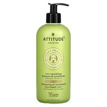 ATTITUDE Furry Friends Natural Pet Care 2-in-1 너리싱 샴푸 컨디셔너 라벤더 473ml(16fl oz)