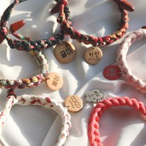 강아지 고양이 반려동물 목걸이 이름표 인식표, 나무팬던트, 07.솔리드(코튼)-에메랄드