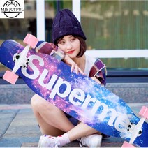 롱보드 댄싱 입문용 42인치 스케이트보드 초보 크루저 BOD110, 02