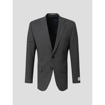 로가디스 로가디스 SEMISLIM FIT ITALIANO FABIO 그레이 솔리드 정장 재킷 (RX2201P033)
