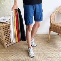 데일트 빅사이즈 남자 밴딩 카고 반바지 8컬러
