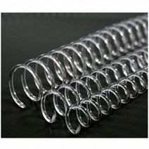 gham_카피어랜드 코일링 16mm 투명 3대1 100개입 1kg 와이어링 제본용와이어링 제본와이어링 제본스프링 투명코일제본링+ghvmakxm, 쪼아요팍!!