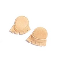 발가락교정 무지외반 실리콘 패드 발가락 양말 1 쌍, Beige