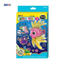 ▒고질라몰▒아모스 글라스데코 3번 7색 야광 글라스스티커 유리스티커 글라스데코 어린이만들기놀이 붙이는물감▷ＧОÐＺｉĿŁА몰, 이걸로 구매할게요!!, 이걸로 구매할게요!!