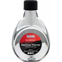 U.S. Art Supply 무취 미네랄 스피릿 시너 500ml / 16.9 액량 온스, 단일옵션, 단일옵션
