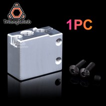 3D프린터 히팅블럭 화산 hotend 호환 pt100 센서서미스터 cartrodge 용, 1pc 히트 블록