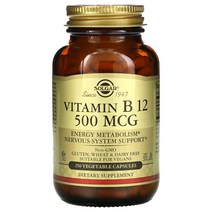 솔가 비타민B12 500mcg 베지 캡슐 250정