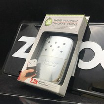 ZIPPO 지포 손난로 핸드워머 기름손난로, 실버(미국판)