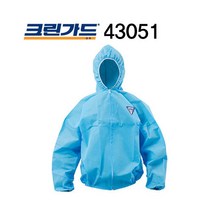 유한킴벌리 크린가드 43051 A10 자켓 1벌 상의 보호복 후드 대형