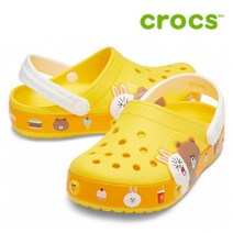 크록스 아동 샌들 41- 206028-730 Kids Crocs Fun Lab LINE Friends Clog Yellow