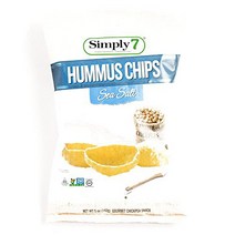 Simply 7 Sea Salt Hummus Chips 5 oz each (4 Items Per Order), 1