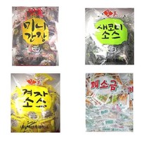 맛미 일회용겨자소스/일회용새코미소스/일회용간장/테화깨소금, 겨자소스200