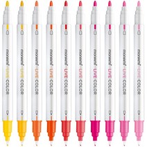 모나미 라이브칼라 낱색 / 형광 / 39가지 색상 / 트윈 / 칼라펜 / 수성마킹펜 / 0.4mm / 1.2mm, CG 5 쿨그레이