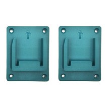 베터리악세사리 5pcs 리튬 이온 배터리 브래킷 벽 마운트 저장 기계 홀더 고정 장치 보쉬 18v 전동 공구 충전기 용 makita에 적합, 2pc 블루