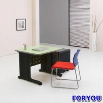 Foryou2795 일자형책상 컴퓨터책상 조립식책상 철제책상 책상 책장 책꽂이, 그린 그린