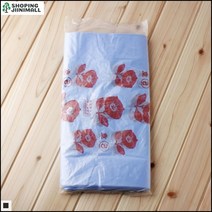 비닐봉지 대형매장 의류시장 이불 비닐봉투 청색 50P 플라스틱가방 분리수거봉지