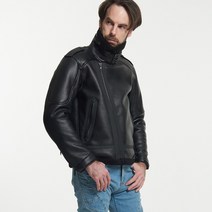 Maxler 맥슬러 아크 무스탕 자켓 - 블랙 /맥슬러자켓 오토바이상의 오토바이용품, M