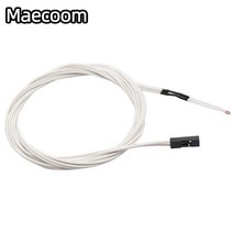 3d 프린터 부품 서미스터 ntc 온도 센서 3950 1 line100amp 150cm 100k xh2.54 dupont 터미널 2p 커넥터 터미널 포함, 10개, 듀폰 터미널 포함