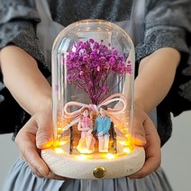 LED 안개커플 유리돔 무드등 DIY 키트 재료 공방, 단품