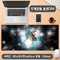 YN 드래곤볼 마우스패드 장패드 모음 게이밍 사무용 캐릭터 손오공 배지터 초사이언 피콜로 부루마 인조인간18호, 1개, 옵션54 드래곤볼 마우스패드 900x400mm