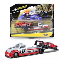 자전거트레일러 1:64 디자인 팀 운반 대 2009 포드 F-150 자동차 트레일러 2015 머스탱 GT 모델 컬렉션 선, 02 2018 Ford GT