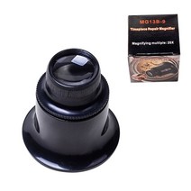 루페 보석 감정 확대 휴대용 배율 상 시계 돋보기 도구 3x 5x 10x 15x 20x 단안 돋보기 loupe lens for eye magnifier len r9ca, 푸른