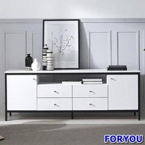 ForU67 모델하우스 같은 모모 거실장 3단 높은거실장 거실수납장 TV거실장 거실장식장, 화이트