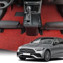 아이칸 벤츠 C클래스 5세대 W206 세단 코일매트, 엣지형, 레드, 벤츠 C클래스 5세대 (W206)