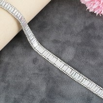 resen 혼합 스타일 hotfix rhinestone tape trim glitter, 1cm 크리스탈, 2야드