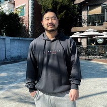 베어릭 EK 남자 오버핏 룩백 빅 사이즈 후드 긴팔 티셔츠 봄 가을 맨투맨 남여공용 큰옷