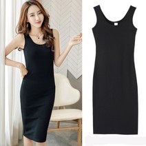 비바로드 데일리 민소매 원피스