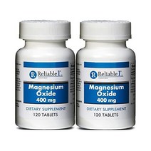 마그네슘 산화물 400mg 여성 남성을 뼈의 힘 심 120카운트