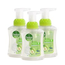 데톨 핸드워시 포밍 애플 본품 250ml, 3개