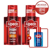 [알페신] 더블이펙트 카페인 샴푸 (지성용) 200ml x2, 상세 설명 참조