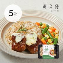바르닭 한식도시락 수수밥&바비큐치즈고기산적 (1/5/10팩), 수수밥 바비큐치즈고기산적 5팩