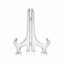 엔틱 투명 플라스틱 탁상용 액자받침 거치대 접시걸이